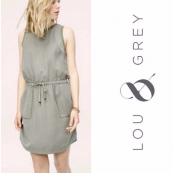 Lou & Grey Sleeveless Tank Dress Size Medium - Picture 1 of 8
